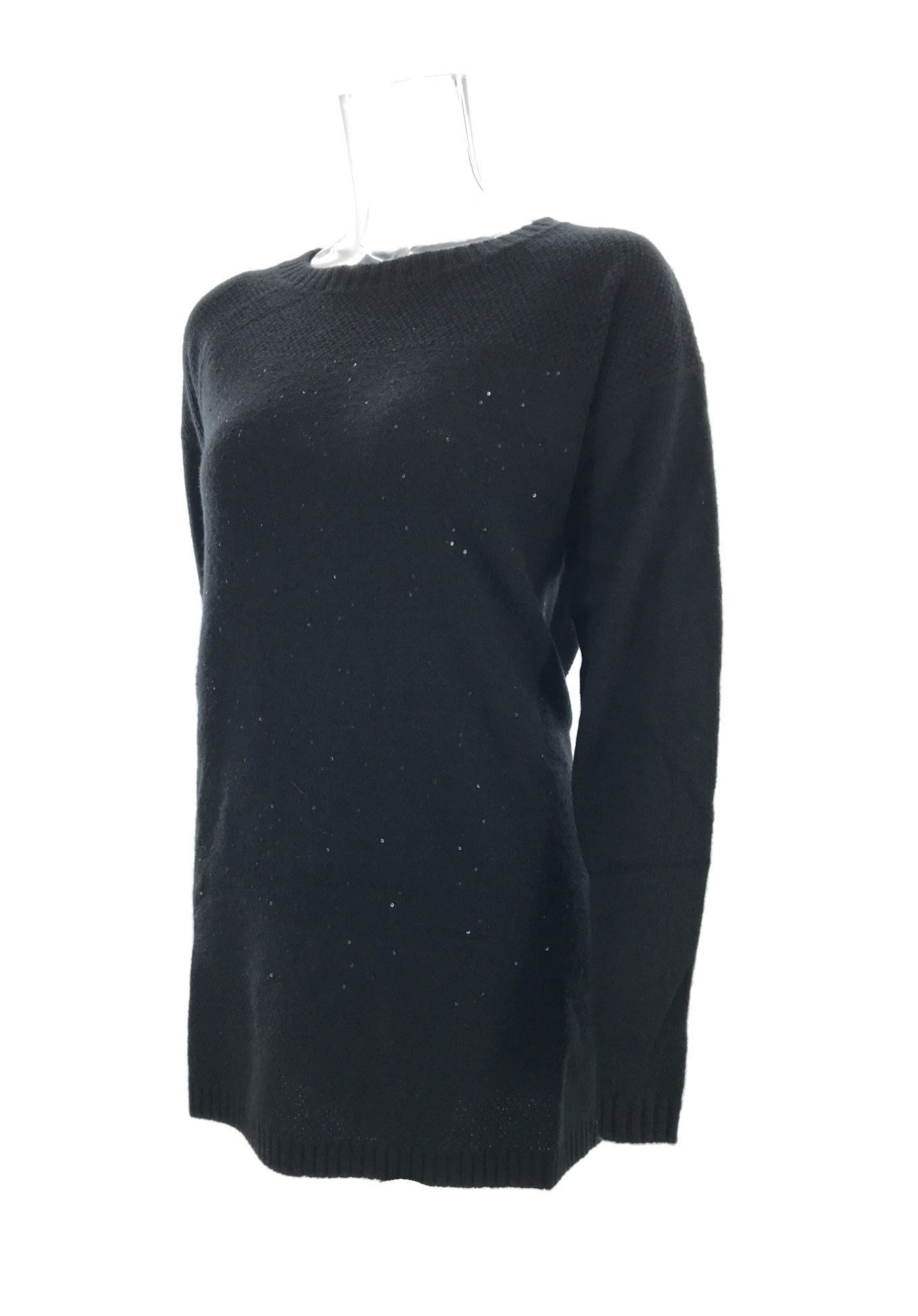 Max Mara Long-sleeved Sweater In Black