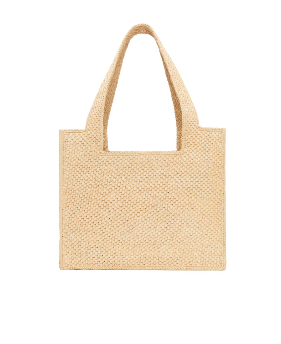 Loewe Small Tote Bag With Logo In Nude