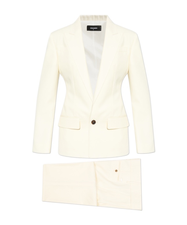 Dsquared2 Oversized Blazer In White