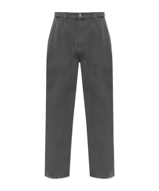Moschino Belt-loop Jeans In Black