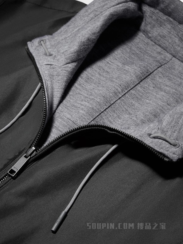 Zegna Logo-print Reversible Jacket In Black