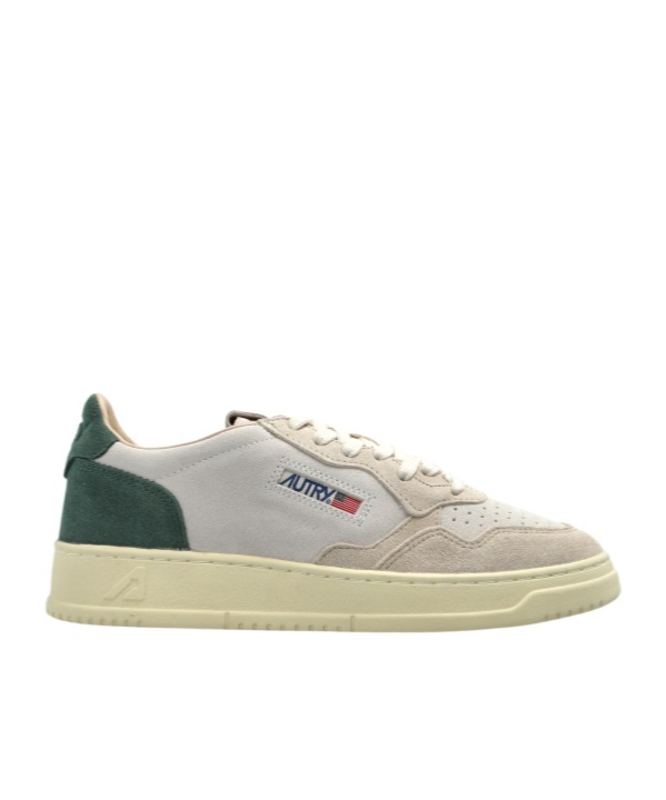 Autry Round Toe Sneakers Featuring Perforated Front