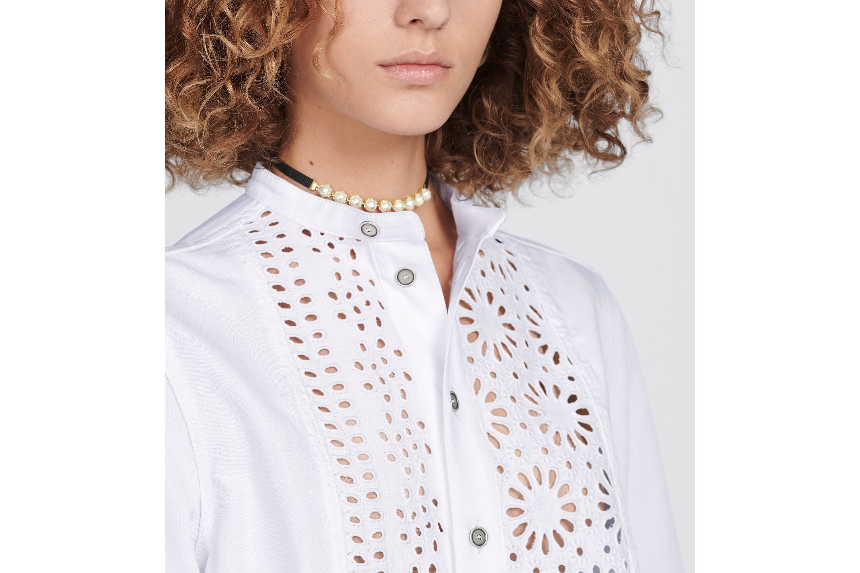 Dior Button-down Shirt In White