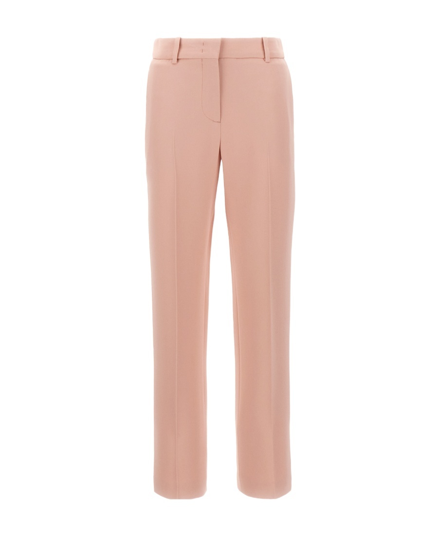 Ermanno Scervino Pant With Belt Loops In Viscose Blend In Nude