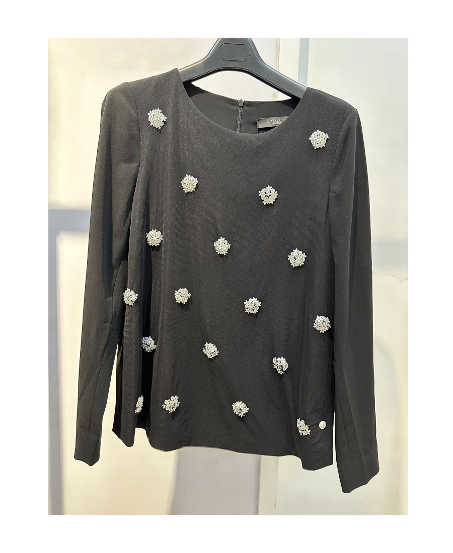 Weekend Max Mara Long-sleeved Blouse In Black