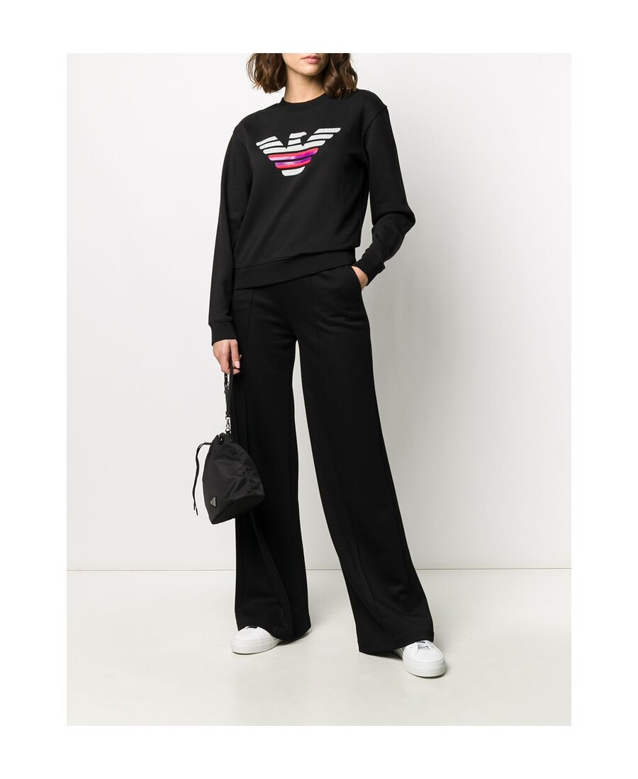 EMPORIO ARMANI LOGO PRINTED SWEATER