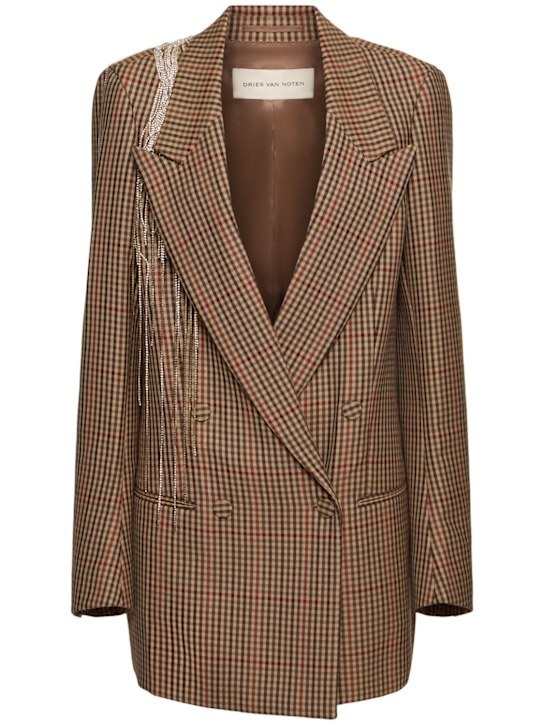Dries Van Noten Long-sleeved Suit Coat