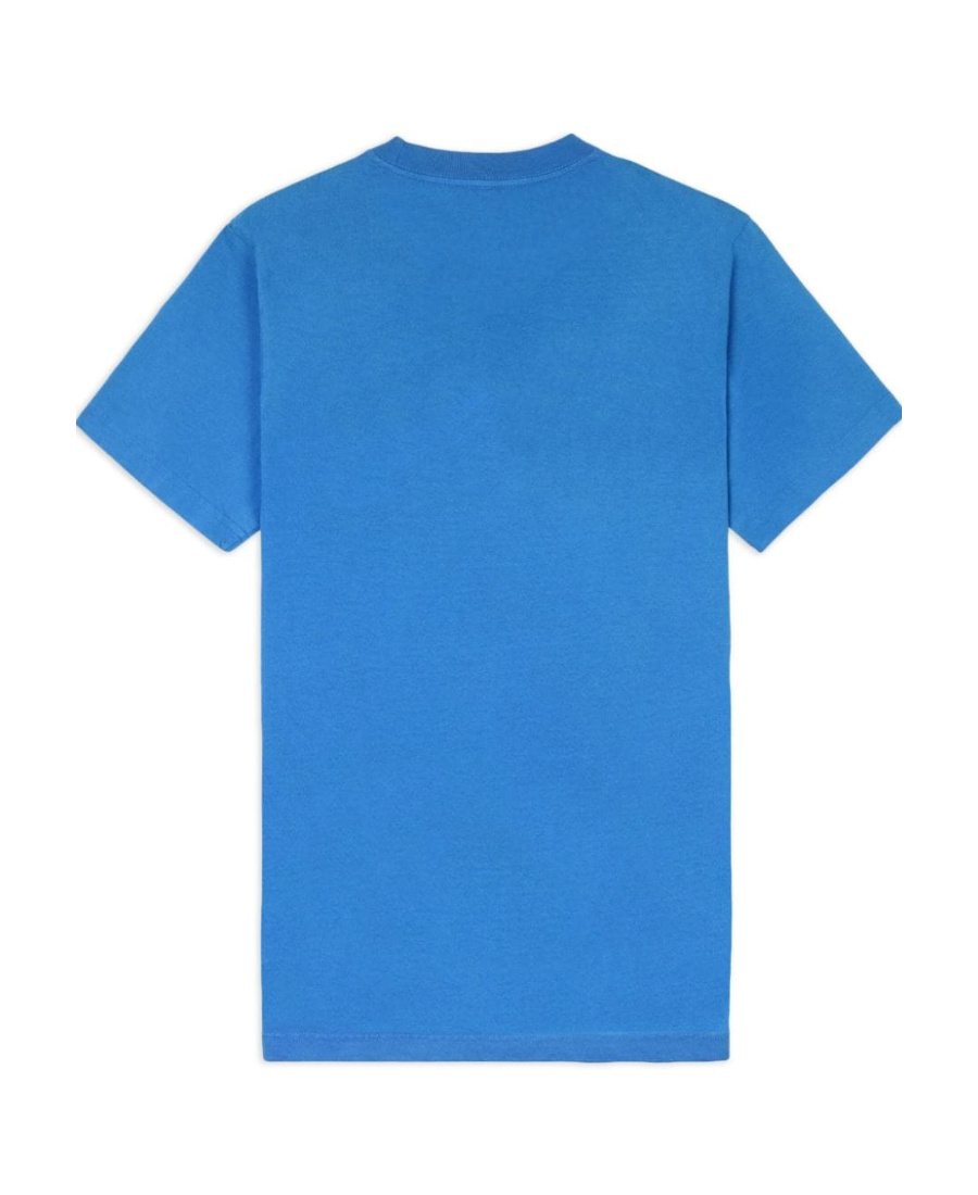 Sporty And Rich Logo-print Cotton T-shirt In Blue