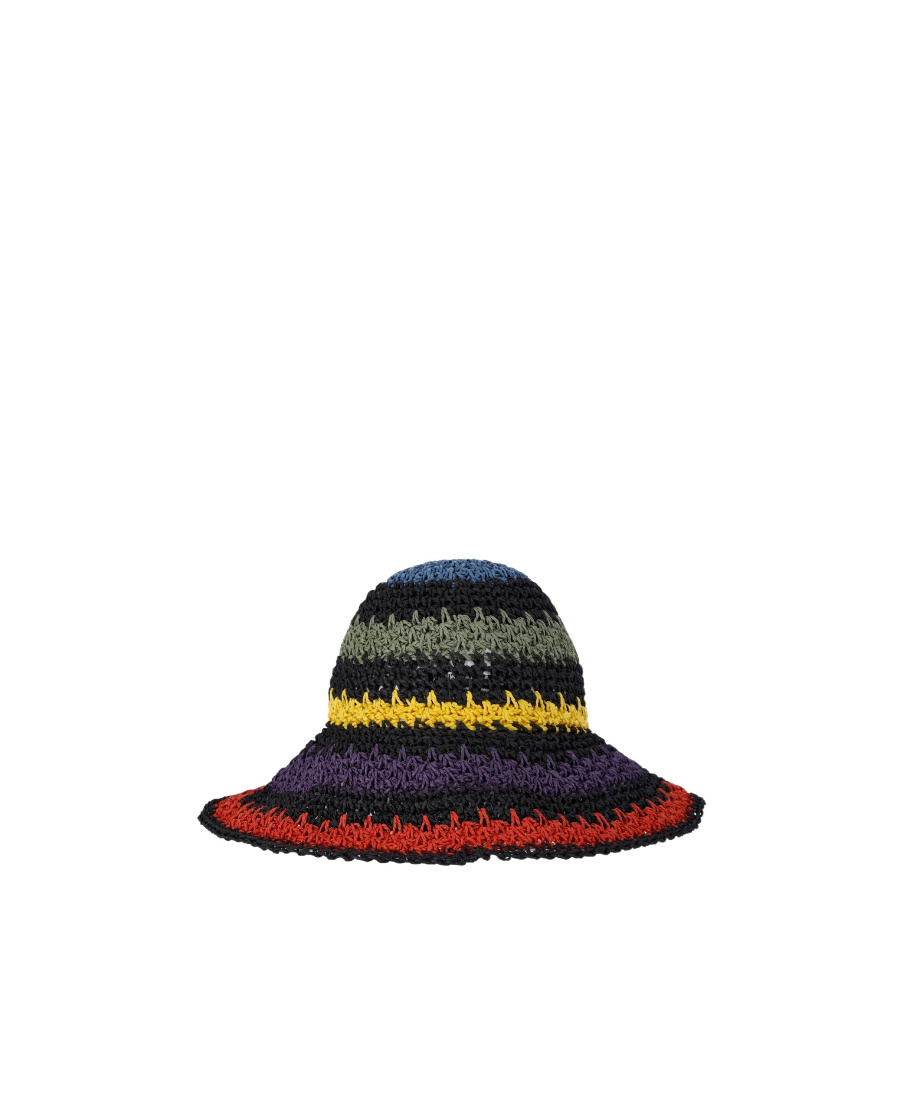 Ruslan Baginskiy Straw Sun Hat In Black