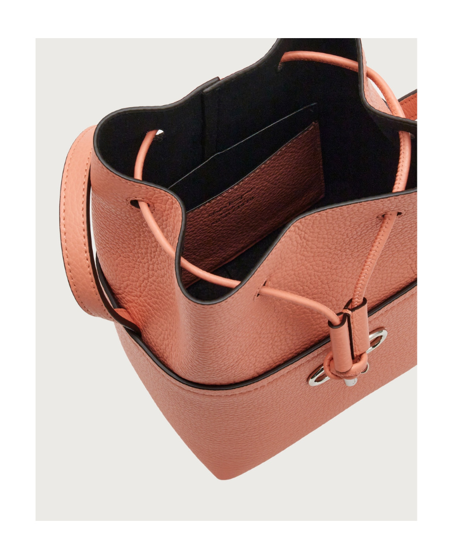Ferragamo Gancini Bucket Bag In Pink
