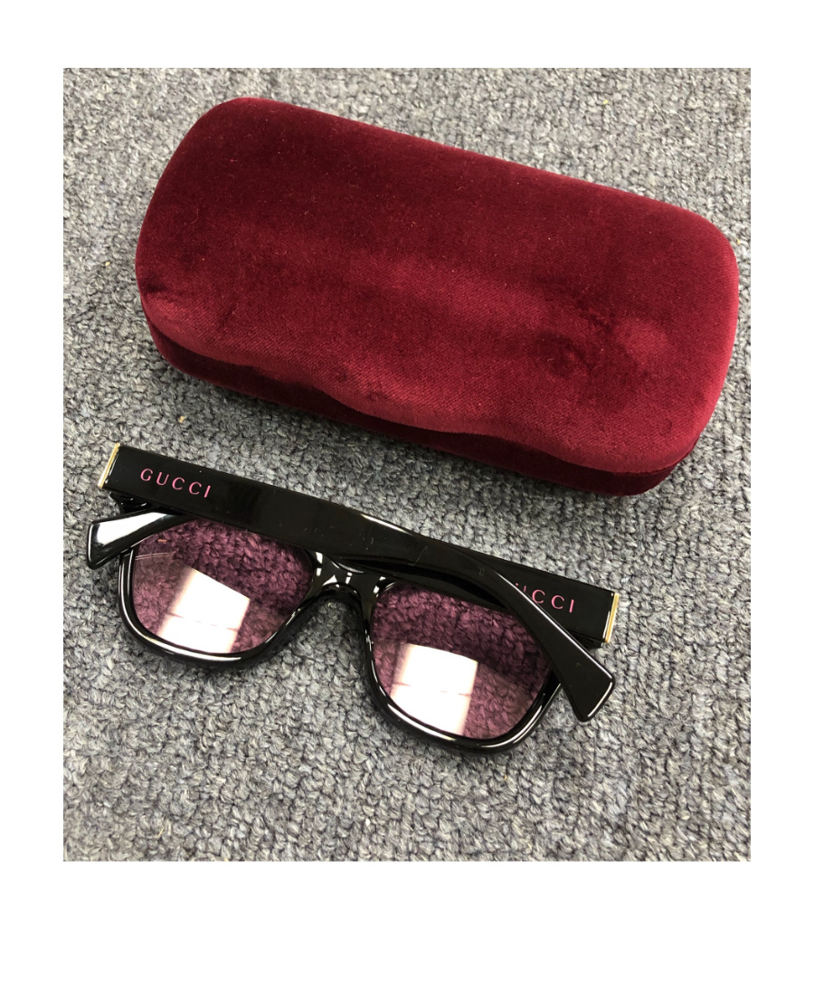 Gucci Cat-eye Frame Logo Sunglasses In Red