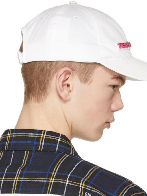 Off-white White Cotton Baseball Cap In White