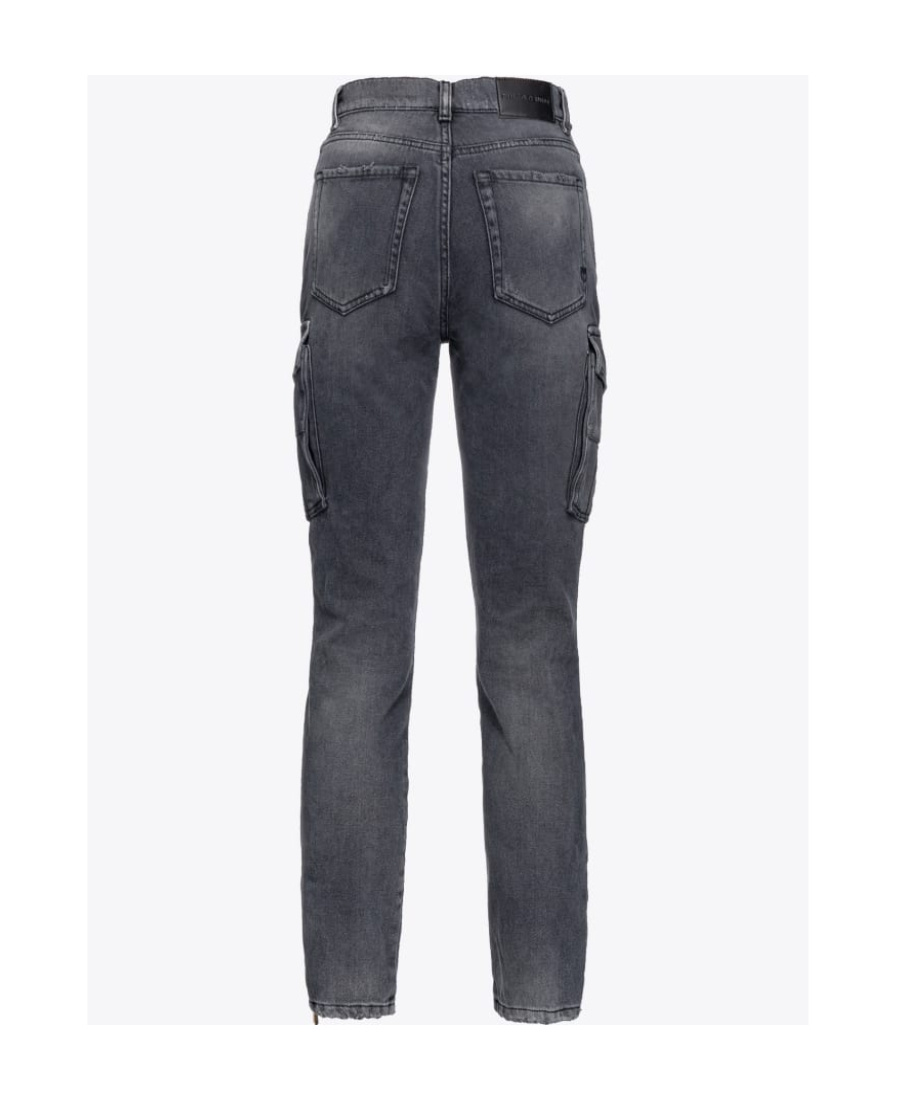 Pinko High-rise Skinny Jeans In Black
