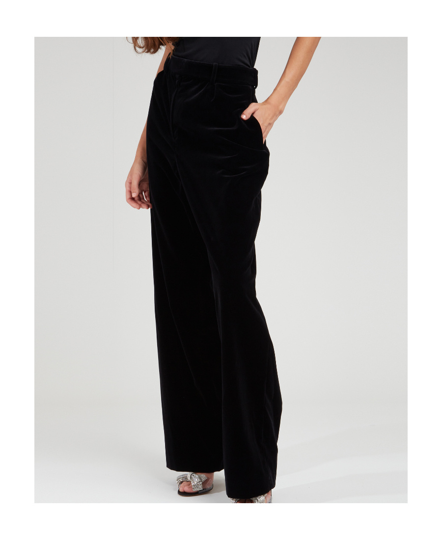 Alexandre Vauthier Belt Ring Casual Pants In Black