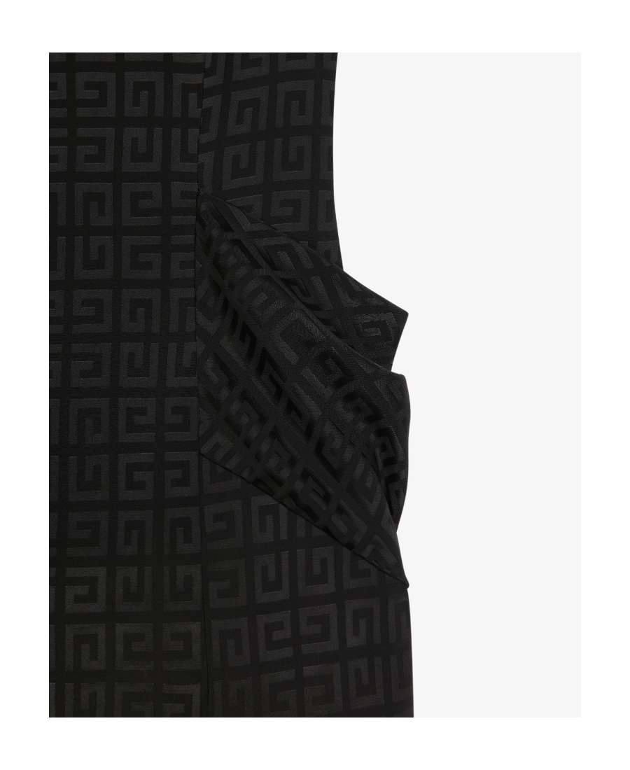 Givenchy Dress In 4g Jacquard In Black