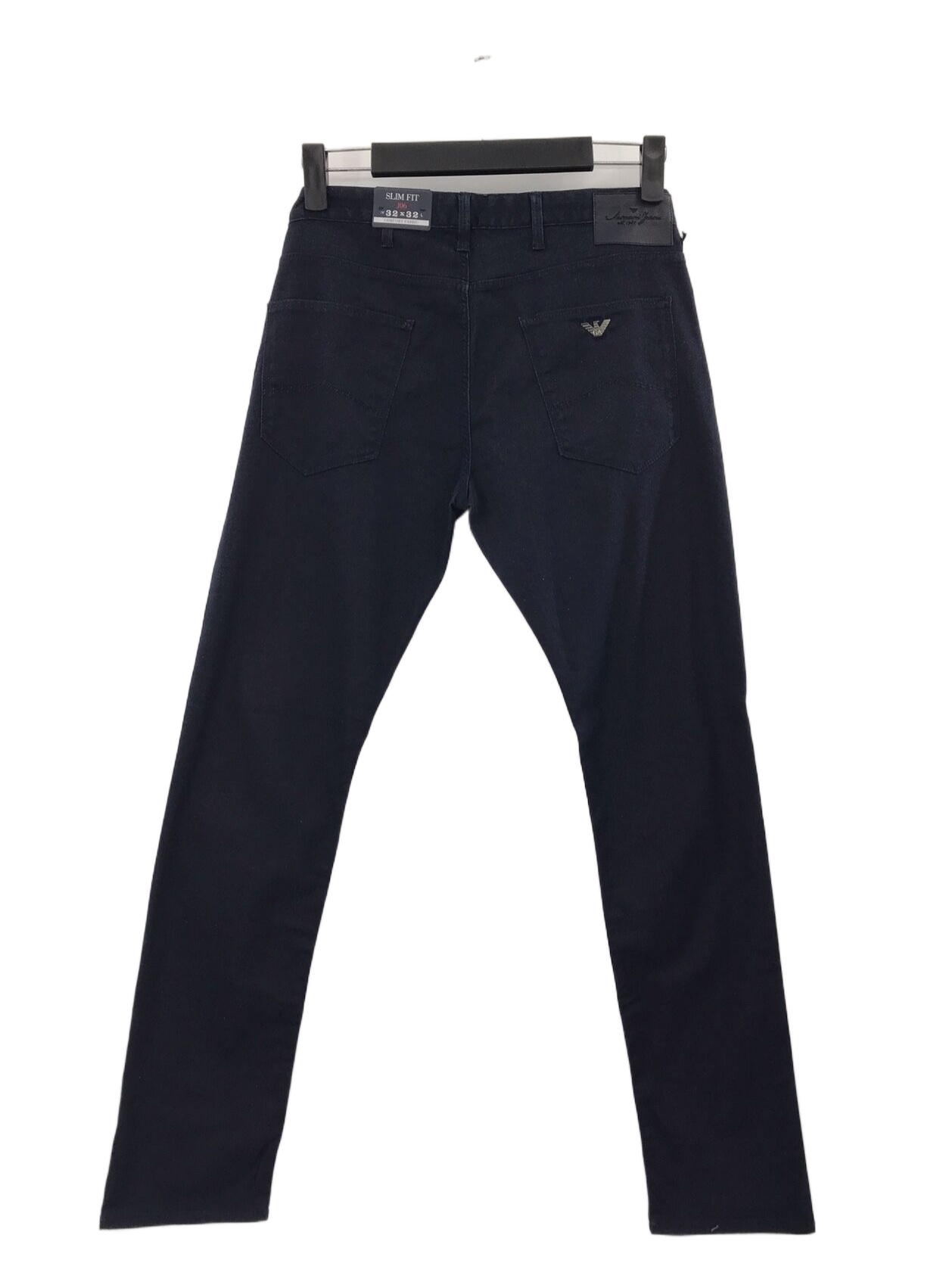Armani Jeans Logo Details Jeans In Black