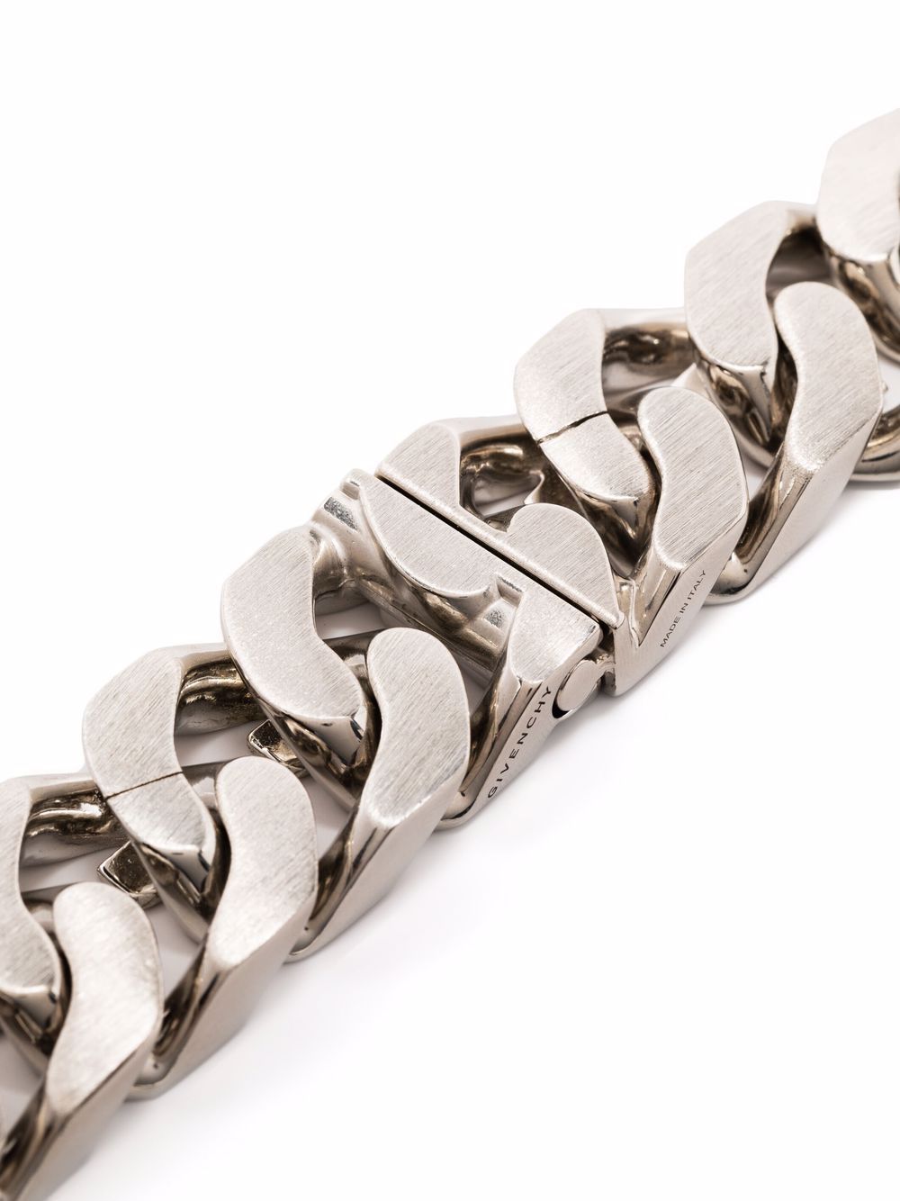 Givenchy G Curb Chain Necklace In Gray