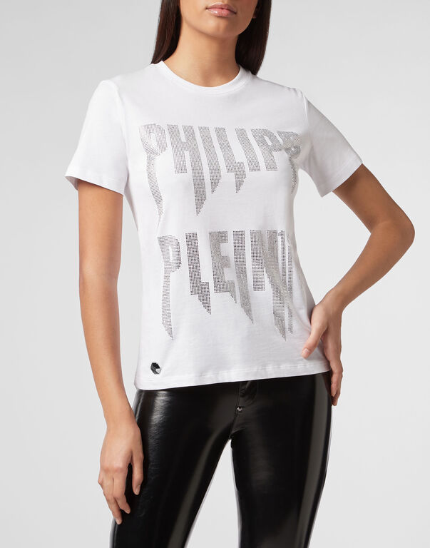 Philipp Plein Logo Details T-shirt In White