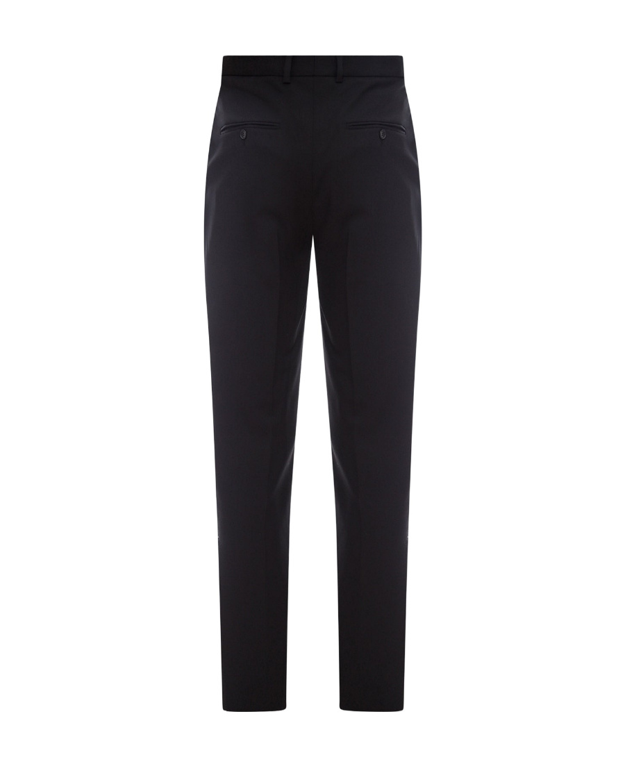 Saint Laurent Straight-leg Tailored Trousers In Black