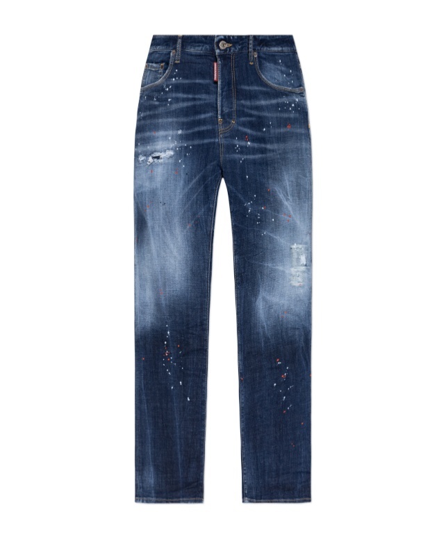 Dsquared2 Distressed Belt Loop Trousers