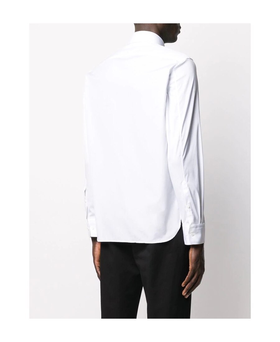 Neil Barrett Eye Printed Button Shirt In White