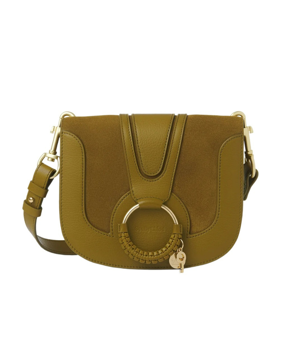 Shop See By Chloé Hana Leather Shoulder Bag In Brown