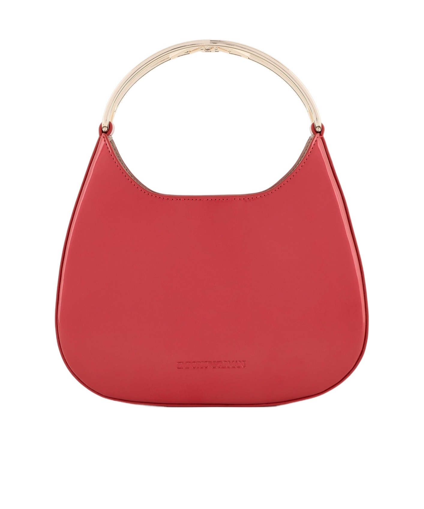 Emporio Armani Hobo Detachable Shoulder Strap Portable Cross-body Mini Bag In Red