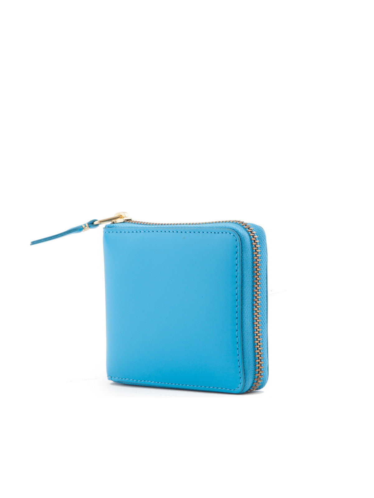 Comme Des Garçons Classic Zip Around Wallet Portfolio In Blue