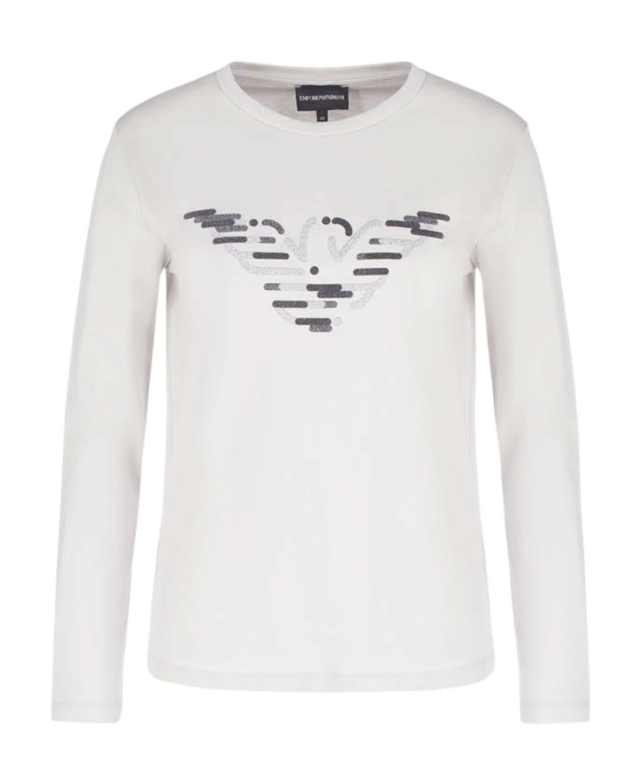 EMPORIO ARMANI LOGO LONG-SLEEVED T-SHIRT 