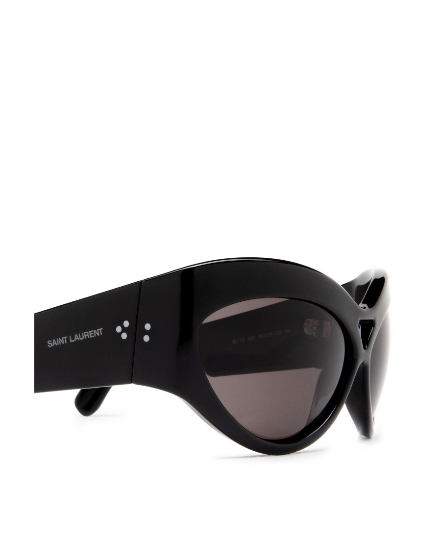 Saint Laurent Sl73 Cat Eye-frame Sunglasses In Black