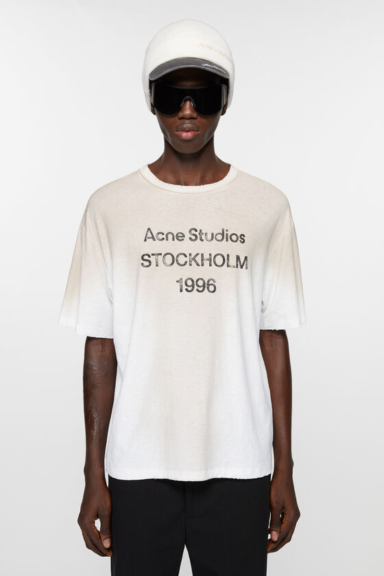 Acne Studios Exford 1996 Cotton-blend T-shirt In White