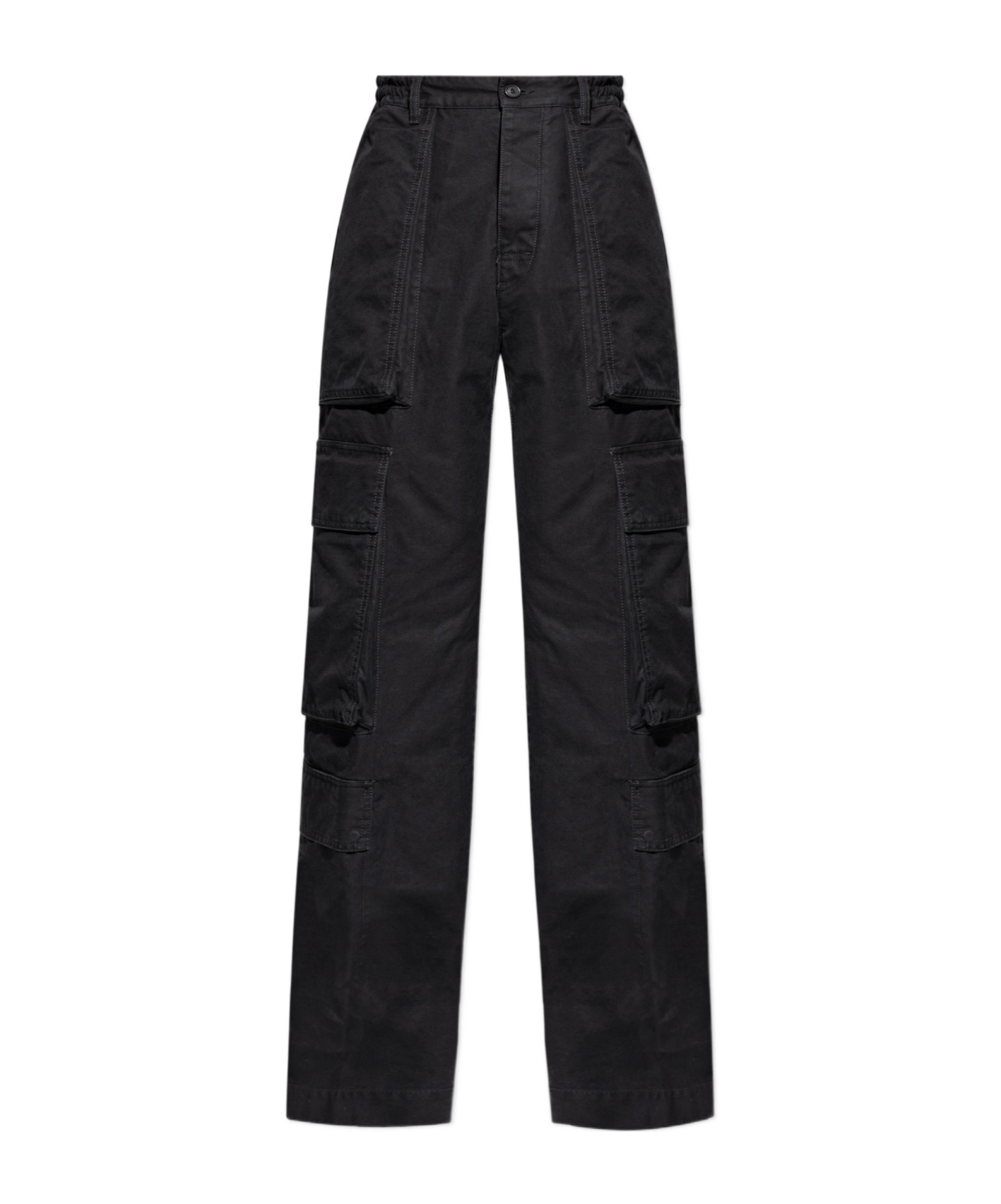 Dsquared2 Multi-pocket Cargo Trousers In Black
