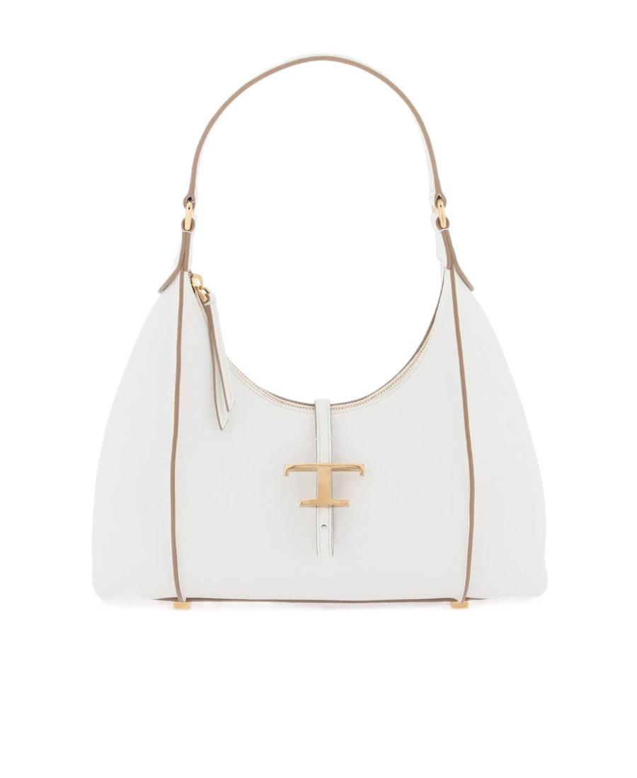 Tod's Small T Timeless Shoulder Bag In White