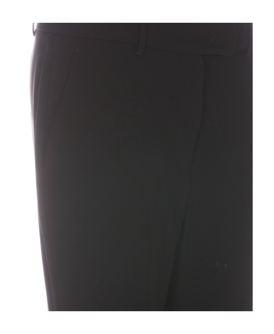 Max Mara Studio Pantalone Lungo Neutro In Black