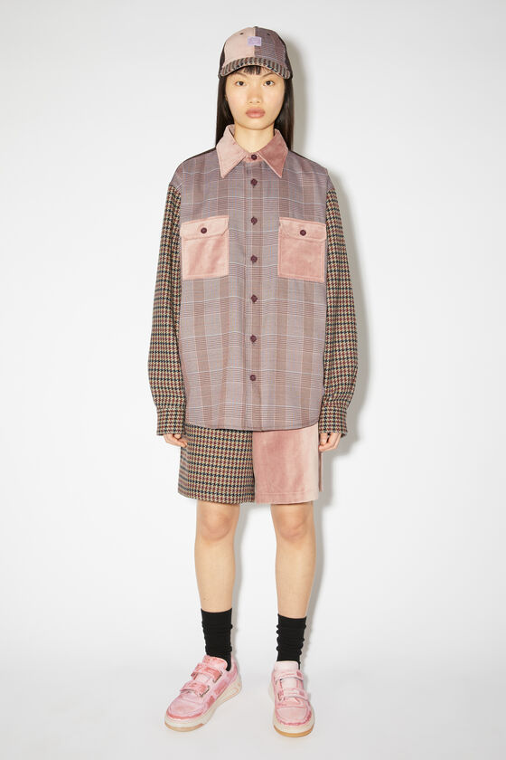 Acne Studios Velcro Strap Sneakers In Pink