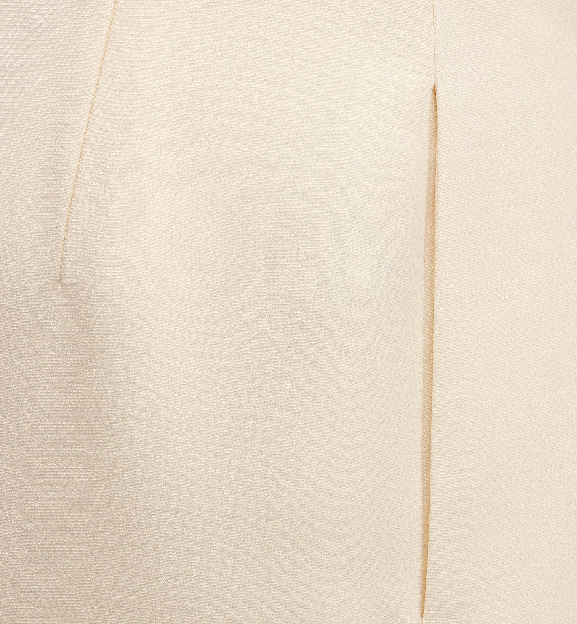 Dior High-waisted Wool Shorts In Nude