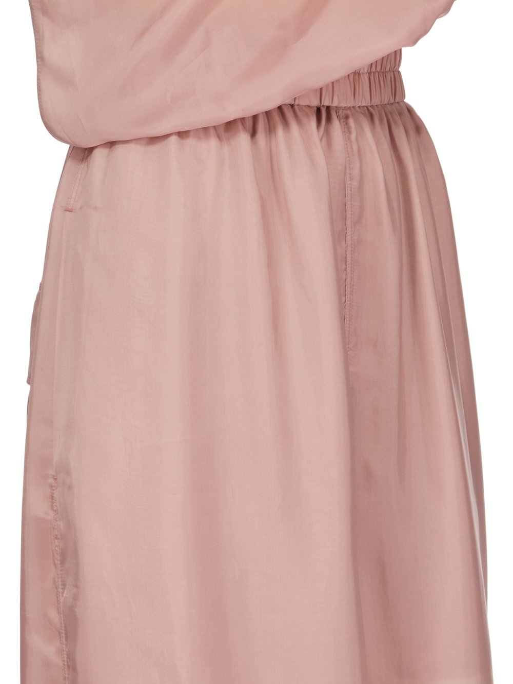 Rick Owens Asymmetric Organza Playsuit In Pink