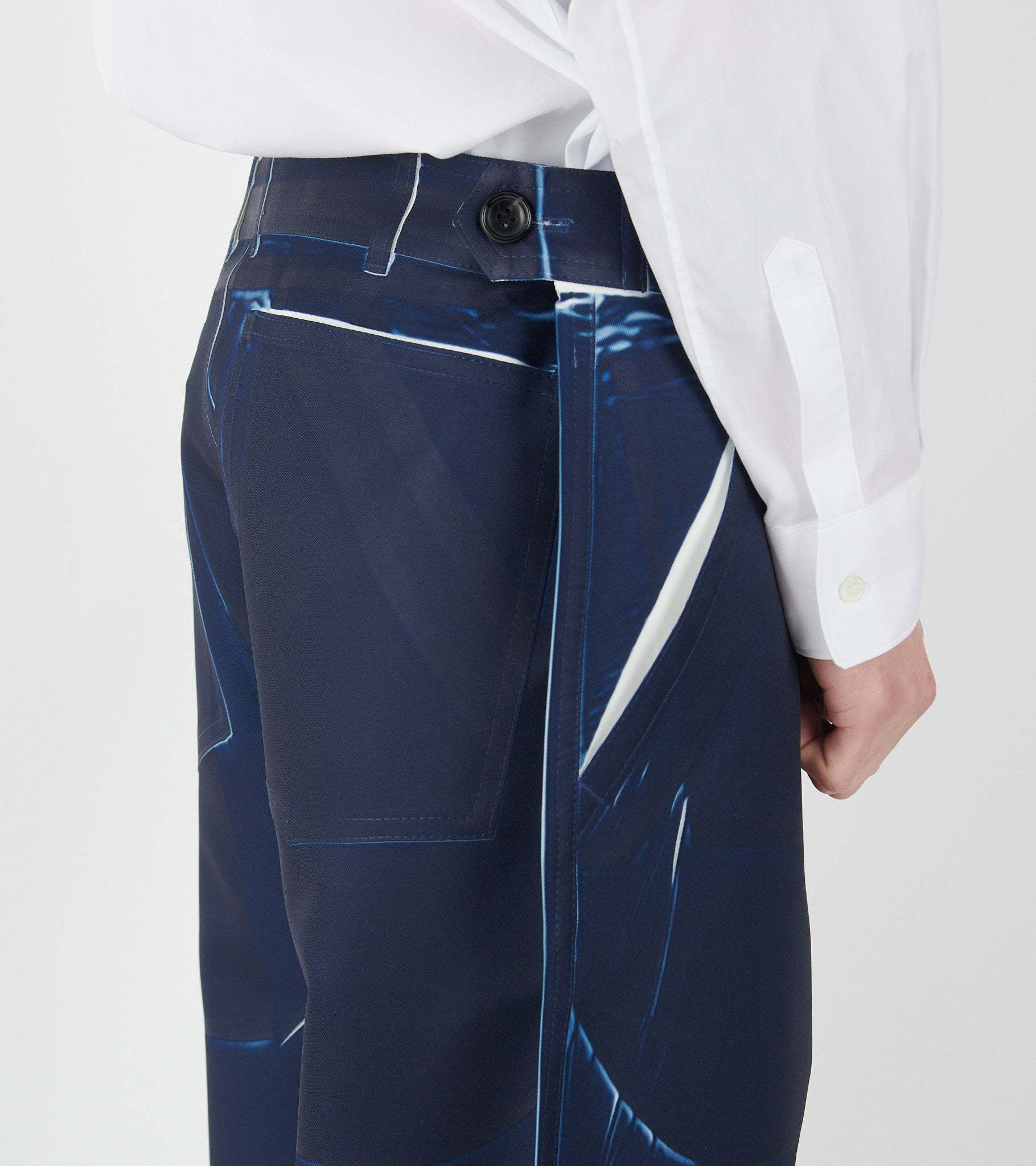 COMME DES GARÇONS BELT LOOPS SLACKS