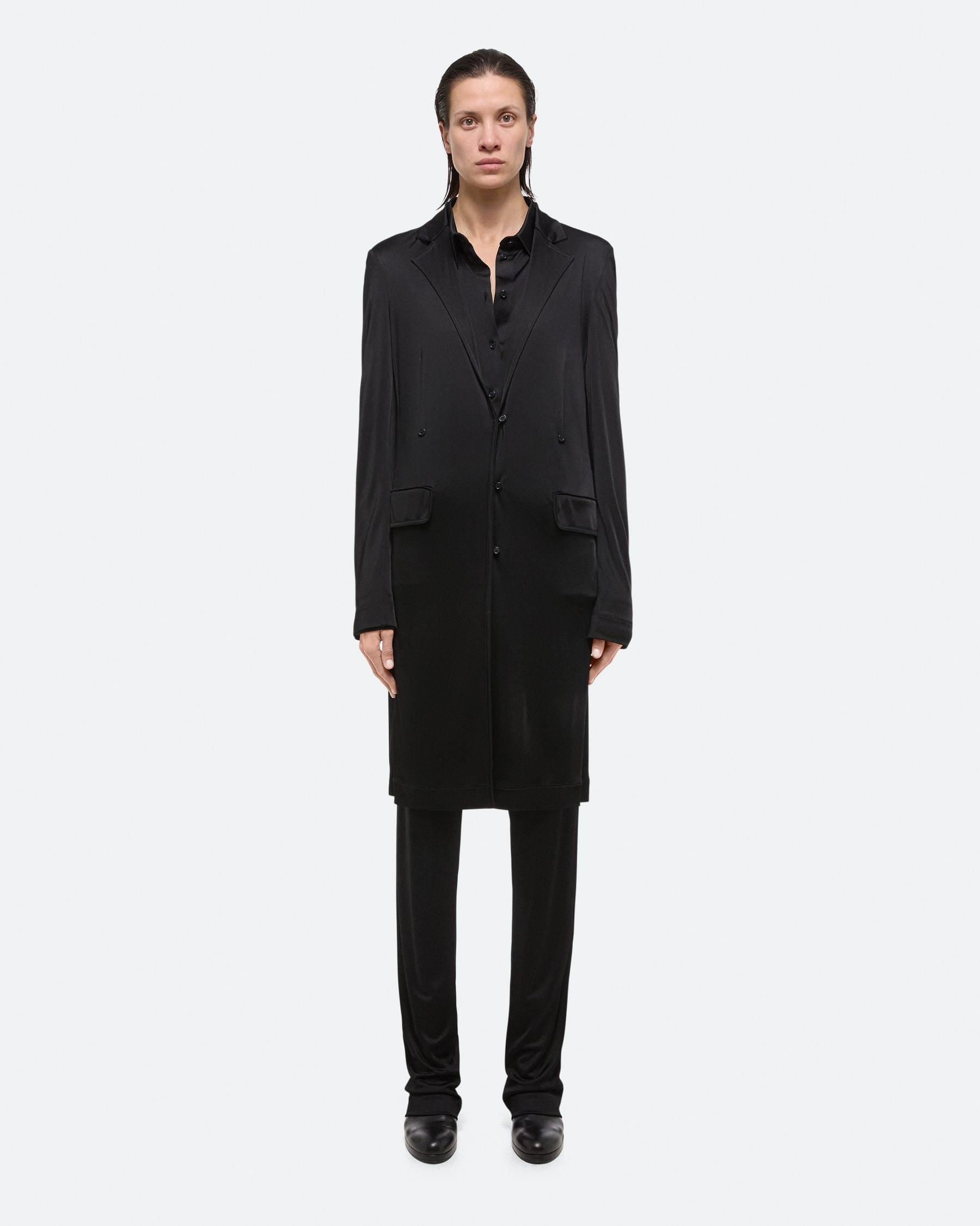 Helmut Lang Long-sleeved Windbreaker In Black