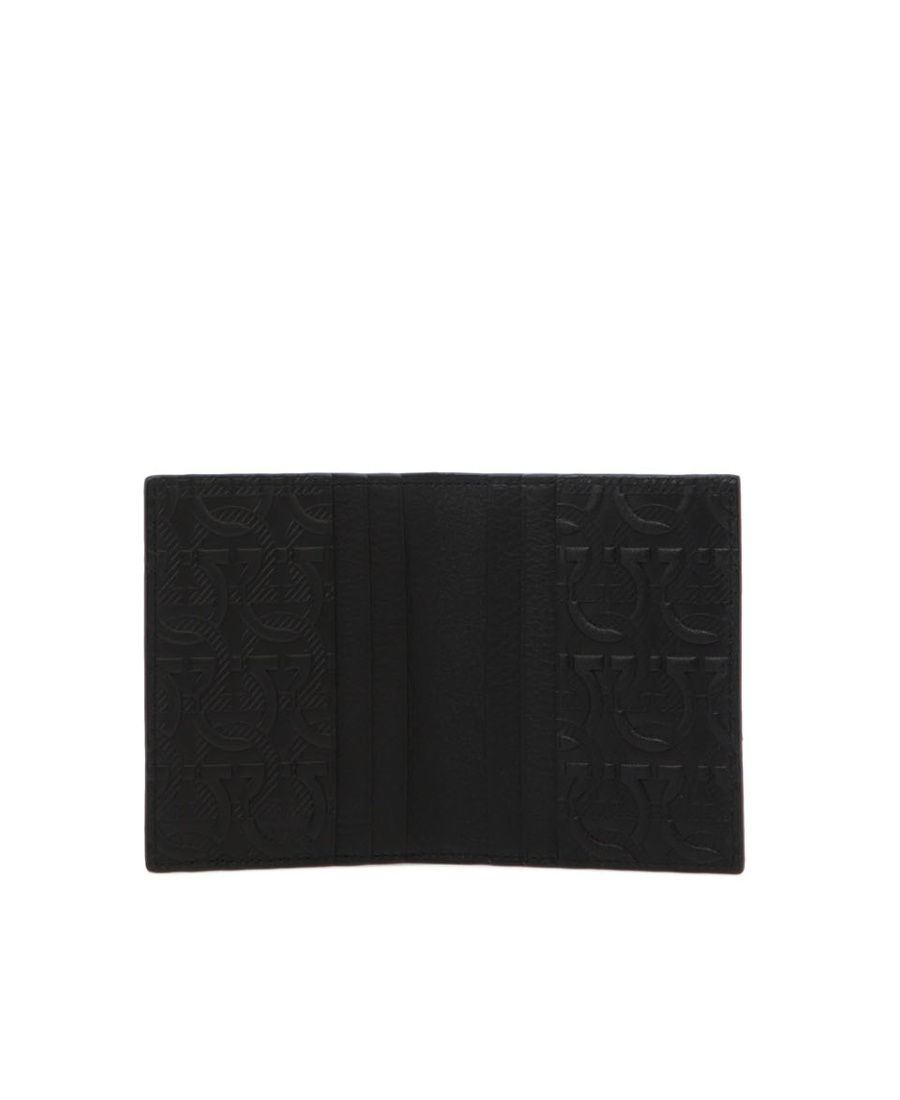 Shop Ferragamo Gancicin Embossed Card Holder