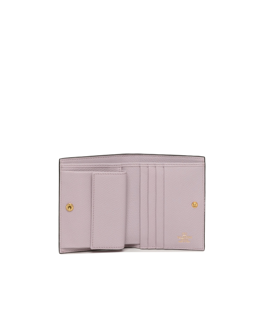 VALENTINO GARAVANI VLOGO PEBBLED WALLET