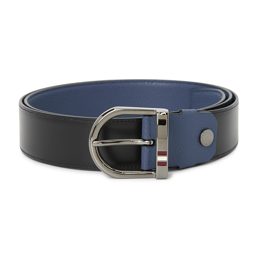 Bally Logo Belt In Blue