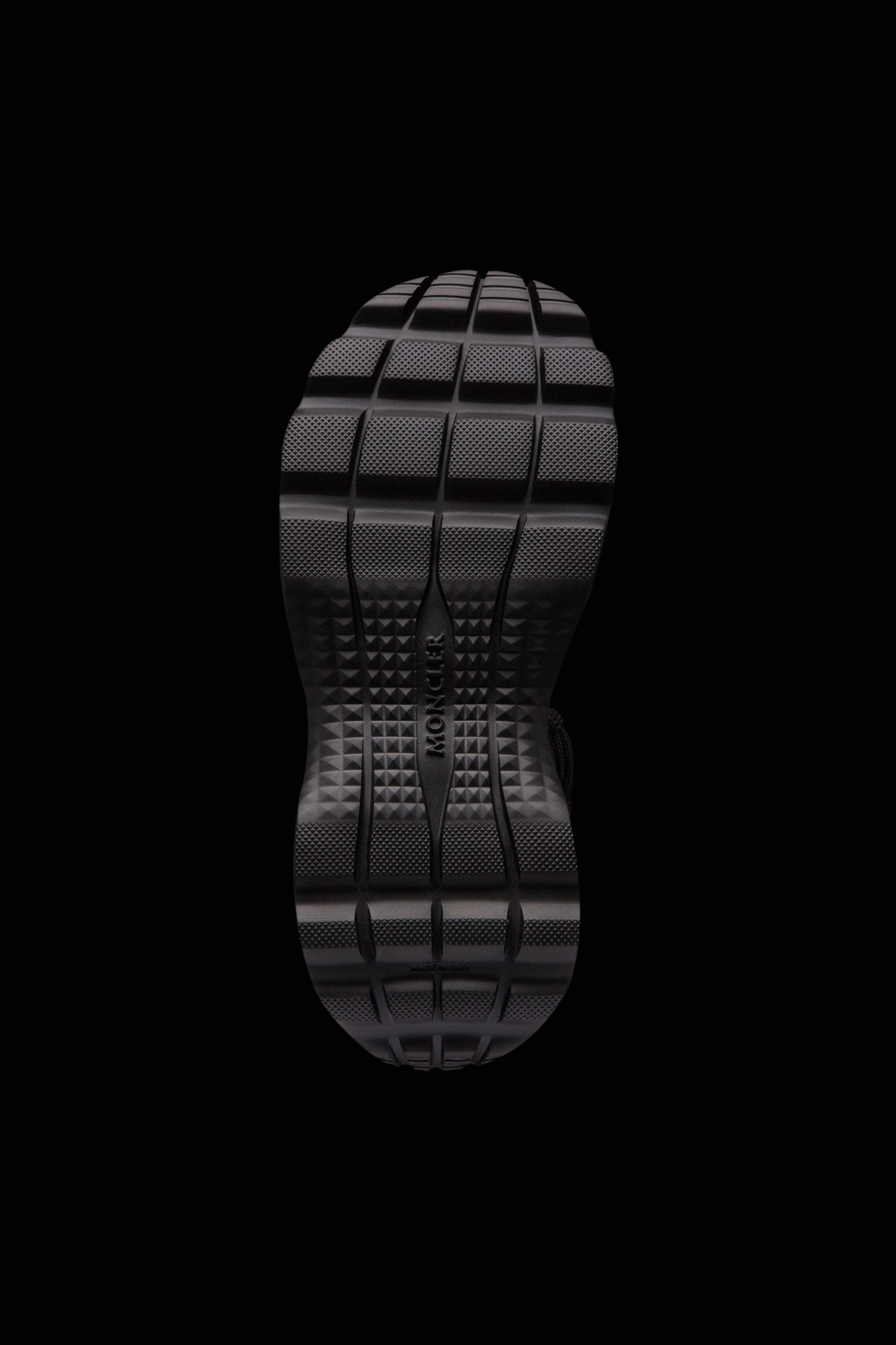 Shop Moncler Belay Woven Sandals In Black
