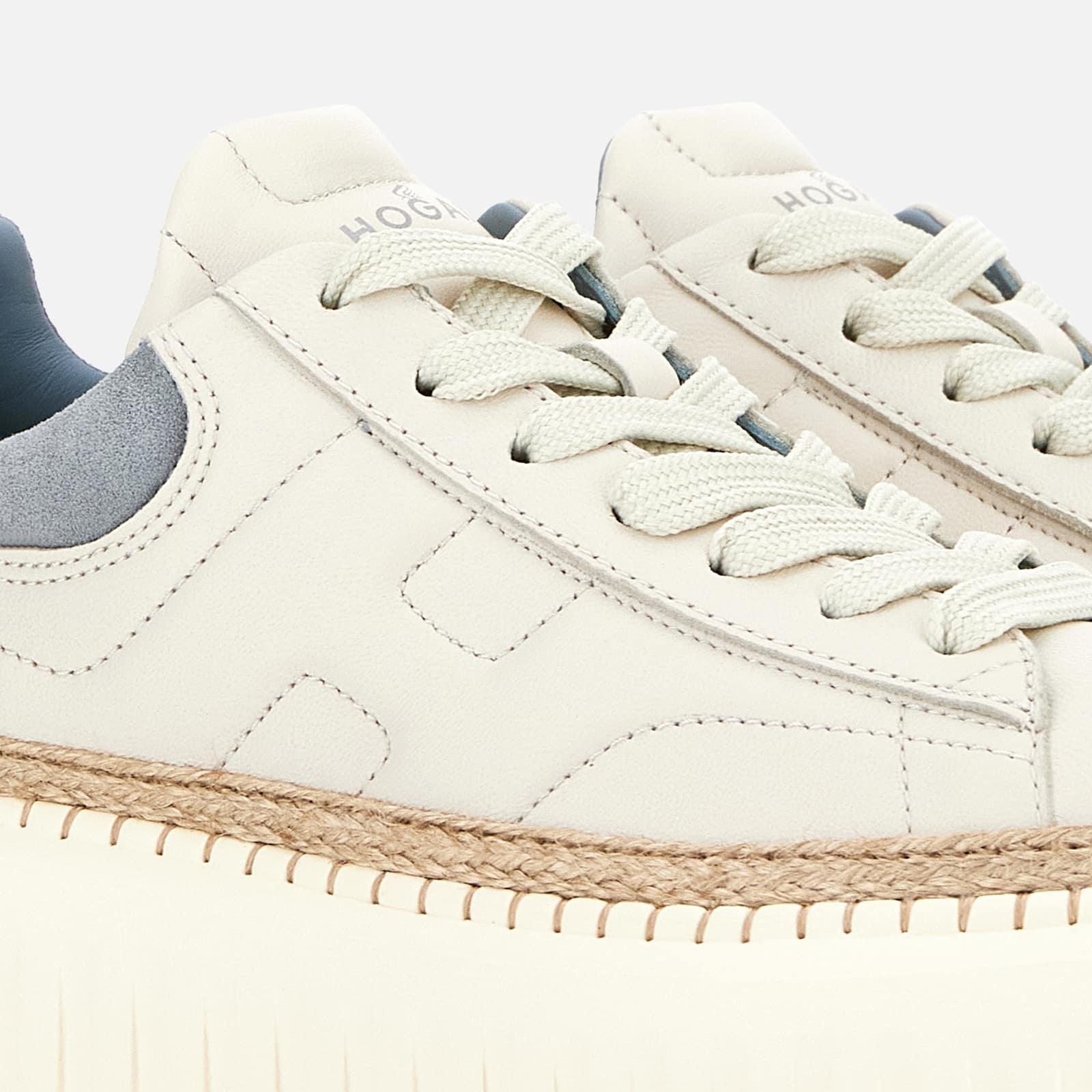 HOGAN HOGAN H-STRIPES PLATFORM LOW-TOP SNEAKERS