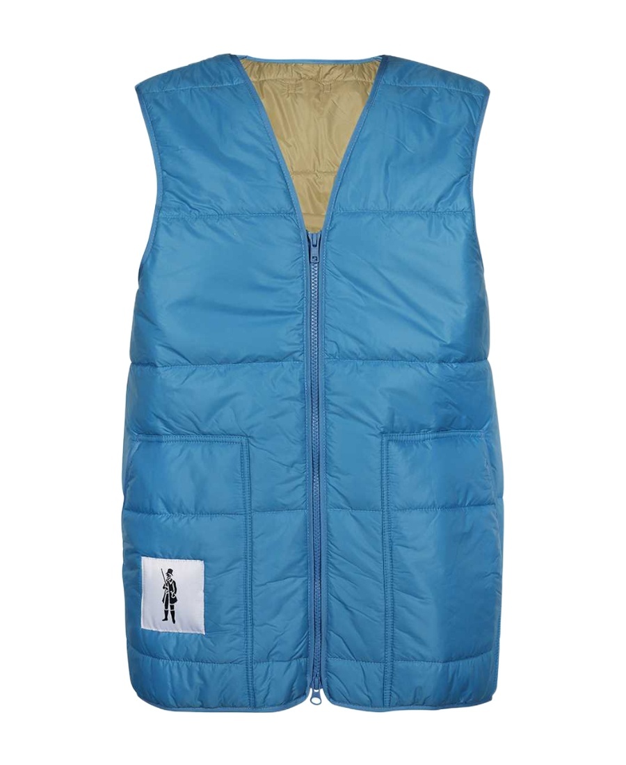 Mackintosh Padded Bodywarmer In Blue