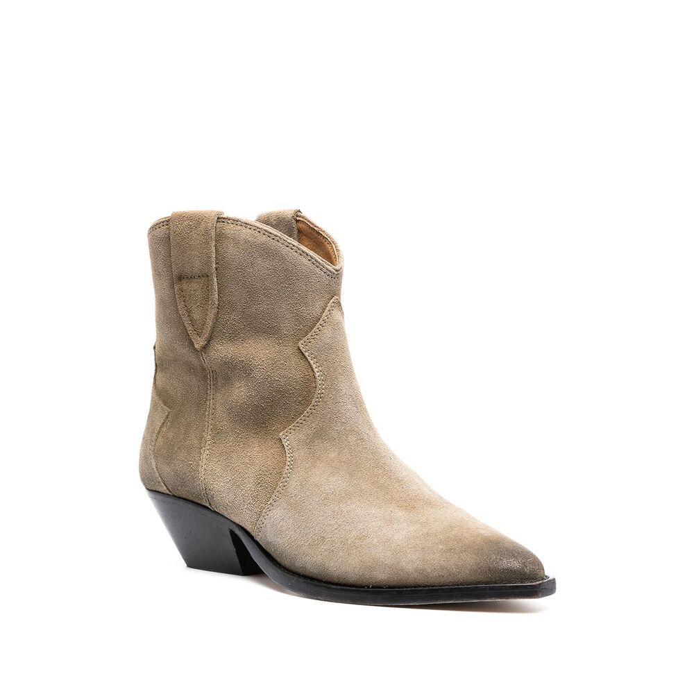 Isabel Marant Dewina Leather Ankle Boots In Multi
