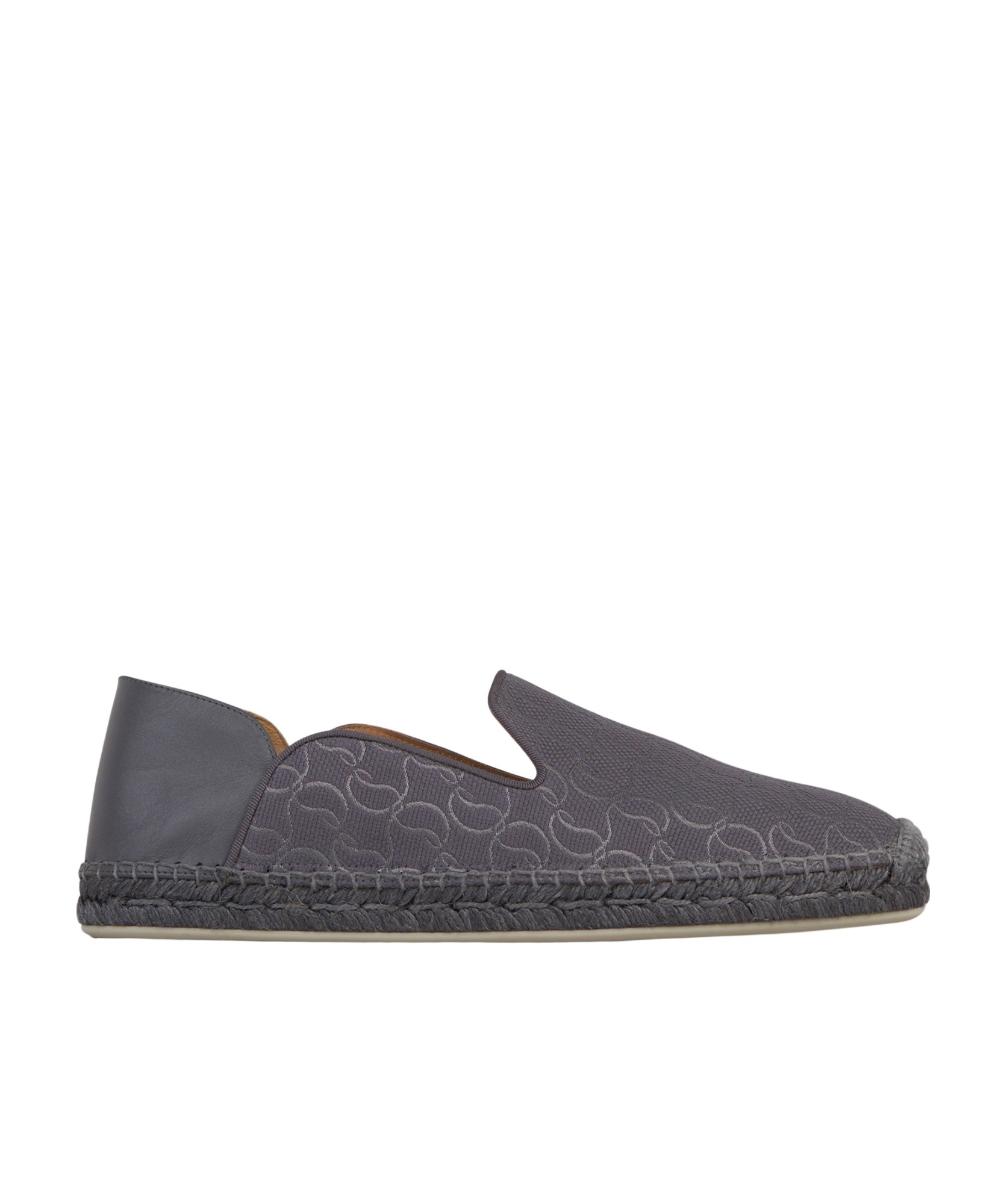 Christian Louboutin Collapsible-heel Croc-effect Leather-trimmed Suede Espadrilles In Black