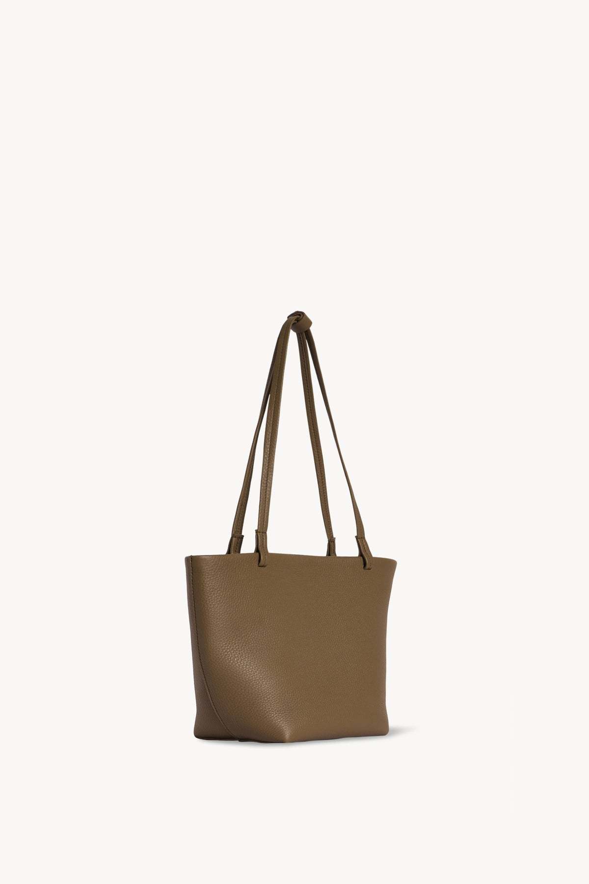 The Row Medium Park Tote Bag In Leather In Brown