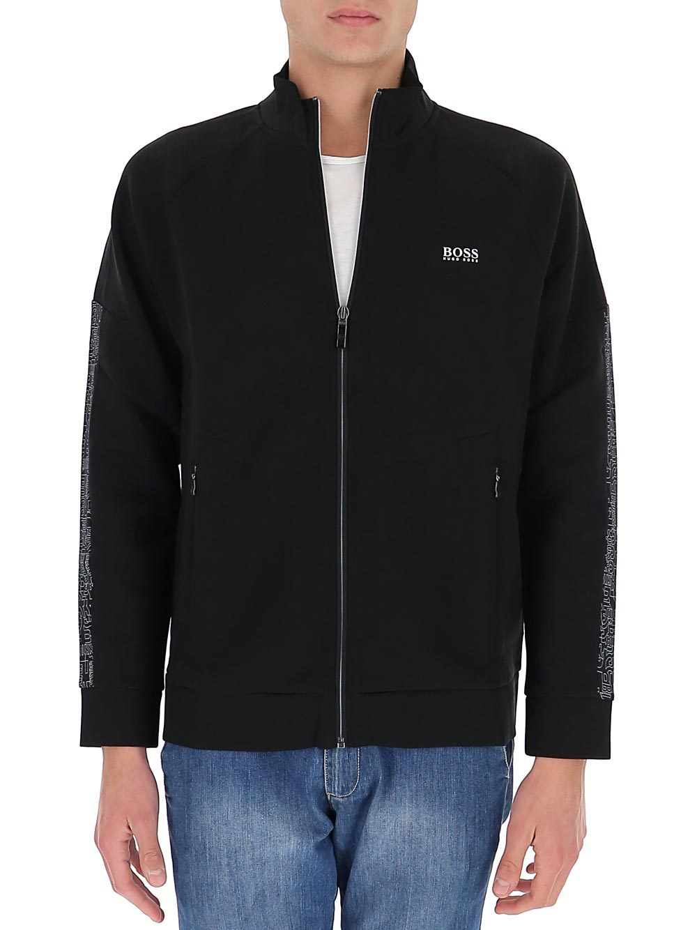 HUGO BOSS ZIP-UP SWEATSHIRT