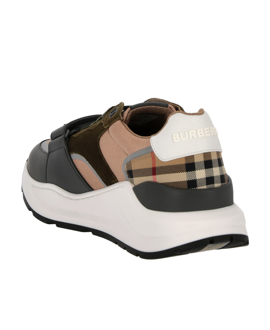 Burberry Ramsey Panelled Sneakers In Multi